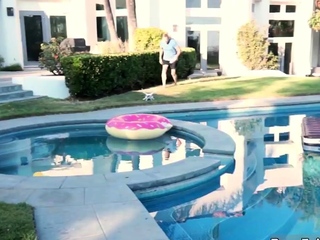 Brunette drink celebration Drone Hunter