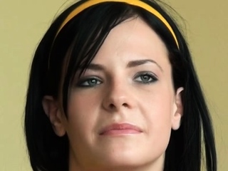 Cute sweetheart gets squeezed and teased