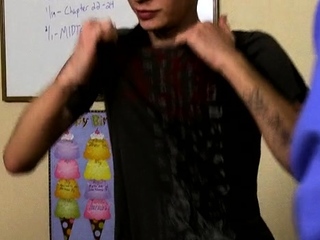 Dirty minded school gay likes the feeling of dong in his ass