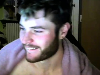 Gay latin stud jerks off his cock till he cums