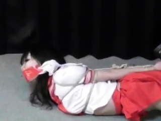 Haru Sakurano-A girl wearing a rope