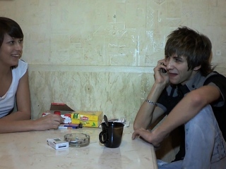 Inviting russian Kirsten chokes on a dink