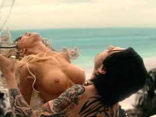 Lily James in several sex scenes