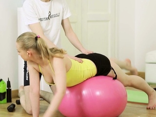 Racy young maid Inga E enjoys facials just after sex