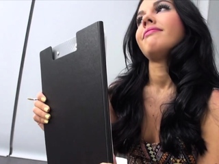 She asks inquiries but I fuck her Latina pussy