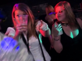 Wild cheeks in club fucked and sucked strip dancers cock