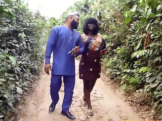 African Celebration Couple Sneaks Off For BJ