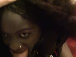 African slut CFNM hardcore begs for cum