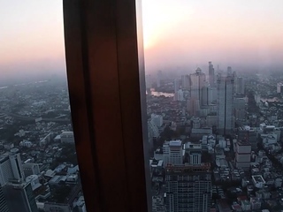 Amateur Asian teen sucking challenging cock