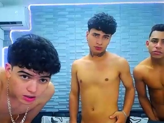 Incredible hot gay group sex scene in a warehouse