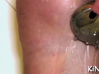 Great darling is use sextoy in her tight pussy