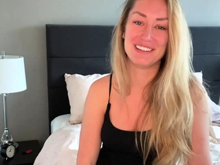 Blonde Teen Solo Masturbation