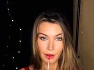 Busty brunette babe tease you with her large boobs