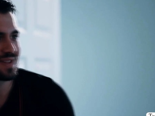 Busty TS lets her sad stepbrother bareback her wet tight ass