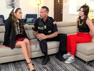 Cop stepdaddies ought to teach their stepdaughters their lessons