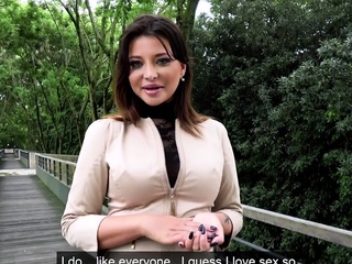 Cum in mouth and DP for Anna Polina