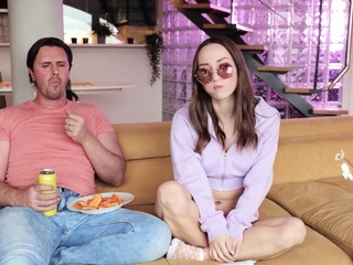 Disrespectful stepdaughter fucked difficult