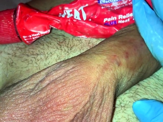 Foot fetish Handjob POV