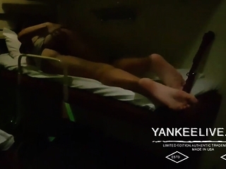 Girl flash in the train