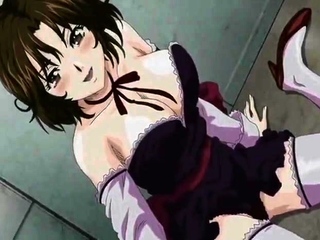 Hentai chick enjoys anal sex at the health club