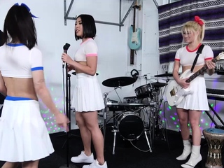 Korean cuties displaying off correct talents