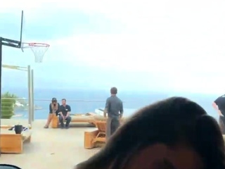 Lesbian Eve Angel licks large boobs