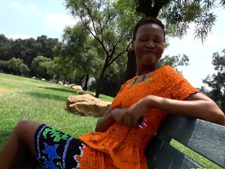 Public Blowjob From Horny Ebony Cutie