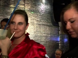 Seductive dancing with glamorous ladies