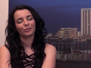 Slutty French babe Sophia Laure gets rough anal pounding