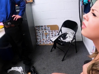 Thief caught in the act by two mall cops