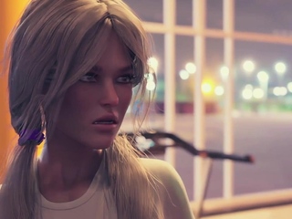 Huge tits 3D teen blowjob on enormous BBC