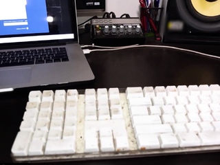 Caressing my hot mature stepmoms pussy