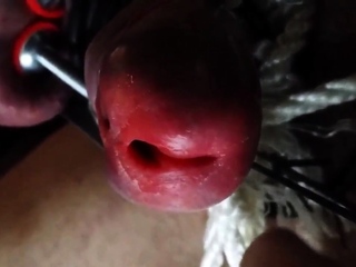 CBT with a stainless tube, clamps on balls, and super glue