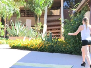 Classy brunette perfection is riding a fat sextoy