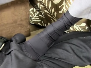 Excited male loves compliant companion in foot fetish xxx play