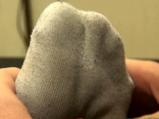 Gay twink providing foot rub