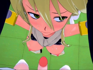 Hentai chick enjoys anal sex at the health club