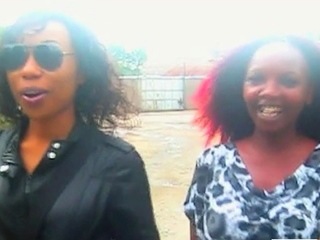 Kenyan ex coworkers outside lesbo encounter