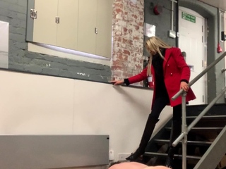 Naughty blonde femdom fetish hottie rams ass with strapon