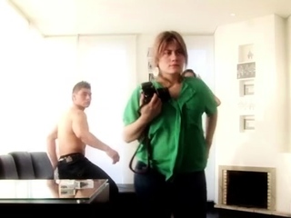 Pungent eastern teen chick bent more than for a bonk