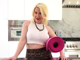 Stepson rewarded by large boobed MILF mom