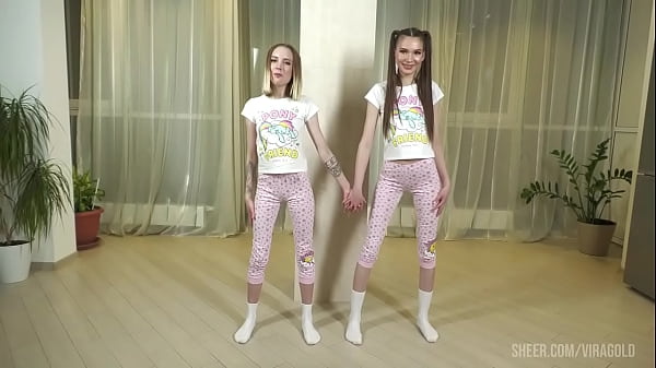 Two Petite Girls Goldie Smaller Ellis Baileys with Physique Weight of Only 37 kilograms Fucked in Anal and Rimmjob VG065