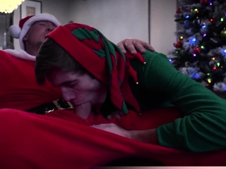 Uncle offers a specific xmas anal present