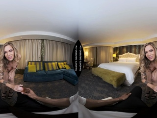 VR entertaining signifies a massive black cock inside tiny Rory Knox