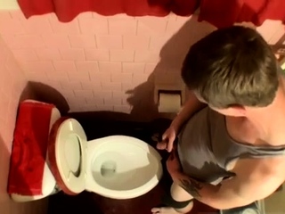 Young cock piss gay Voyeurs adore our bathroom pissing