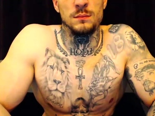 Amateur straight dude jerked off by gay