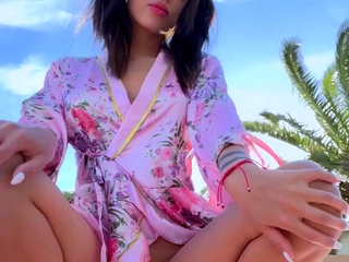 Asian Teen Solo Slippery Oil Pussy Massage Video