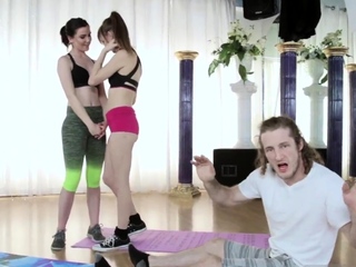 Big booty brazilian anal orgy Yoga Perv