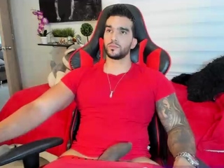 Big cock jerked off by gay on webcam