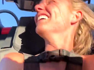 Blonde amateur milf does anal on pov camera 29